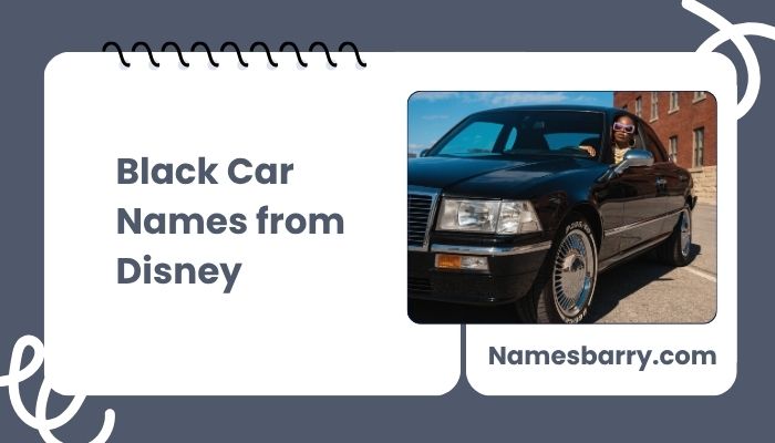 Black Car Names from Disney