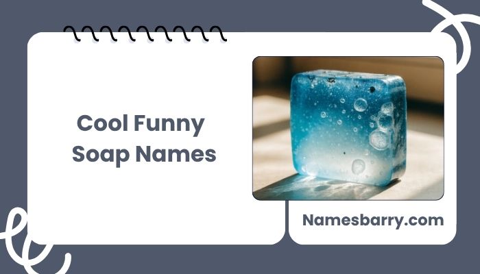  Cool Funny Soap Names