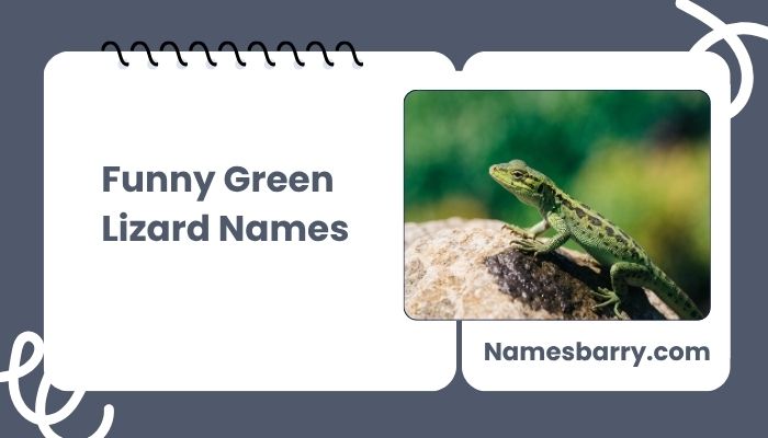 Funny Green Lizard Names