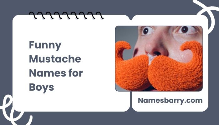 Funny Mustache Names for Boys