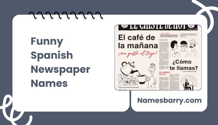 Funny Spanish Newspaper Names