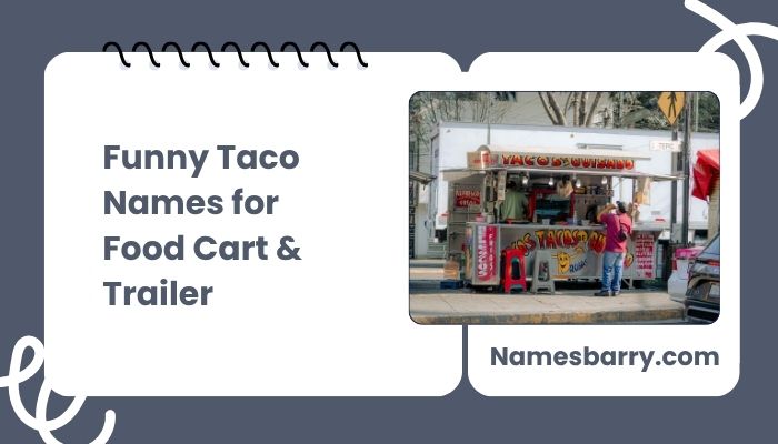 Funny Taco Names for Food Cart & Trailer