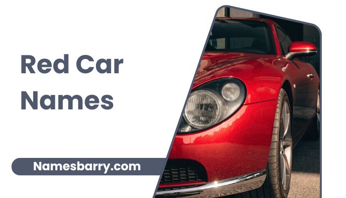 Red Car Names