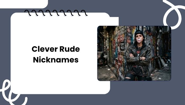 Clever Rude Nicknames