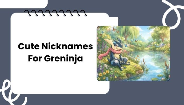 Cute Nicknames For Greninja