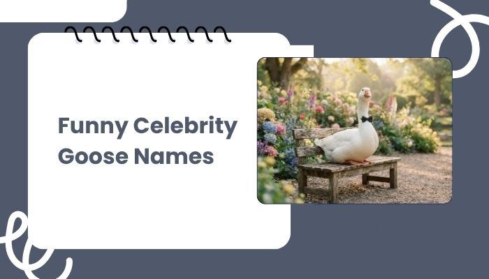 Funny Celebrity Goose Names