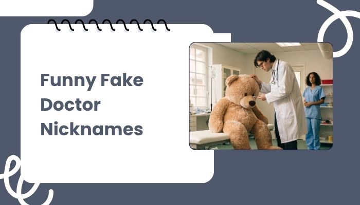 Funny Fake Doctor Nicknames