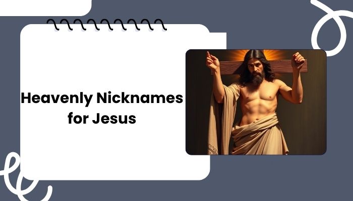 Heavenly Nicknames for Jesus