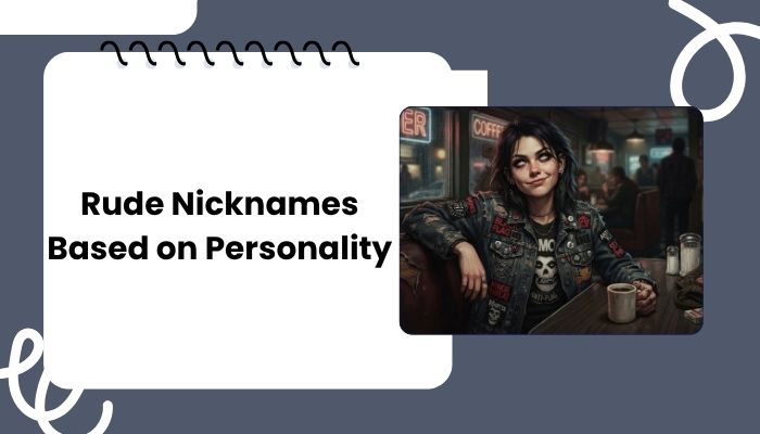 Rude Nicknames Based on Personality