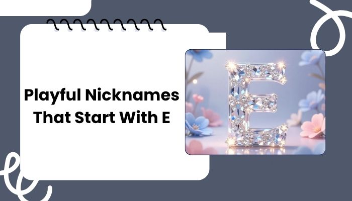 Playful Nicknames That Start With E