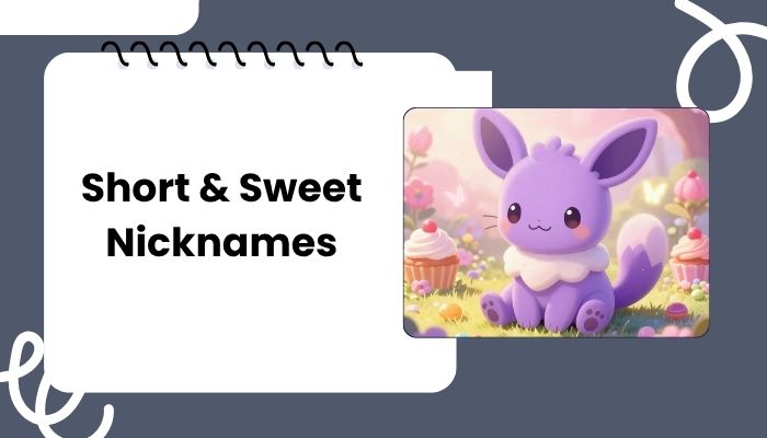 Short & Sweet Nicknames