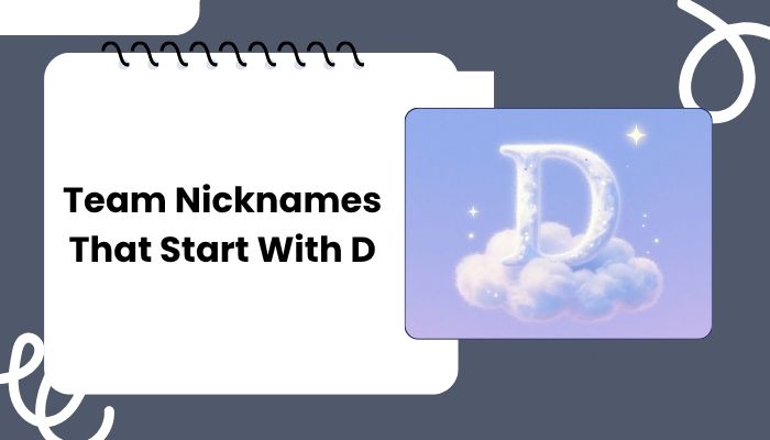 Team Nicknames That Start With D